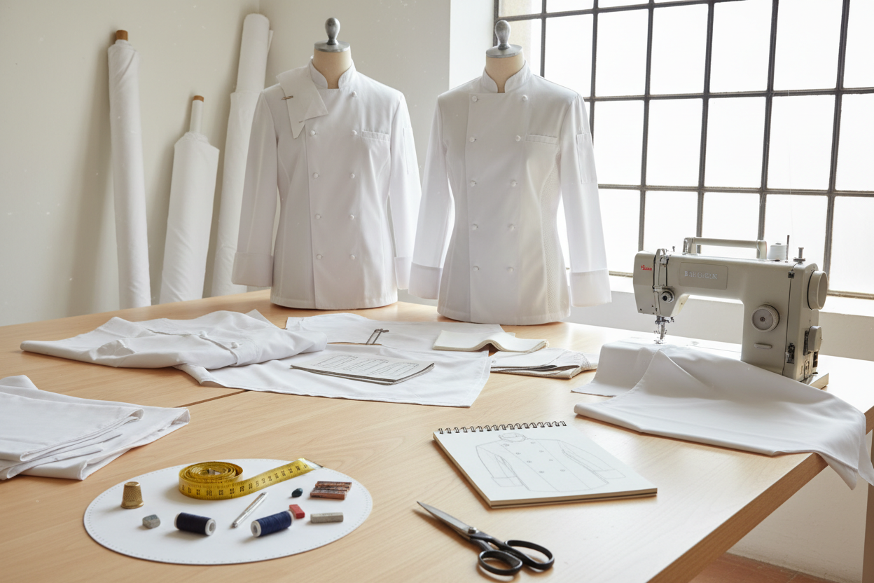 faz uma imagem com se tevece a ser elaborado uma nova colecar de jalecas 